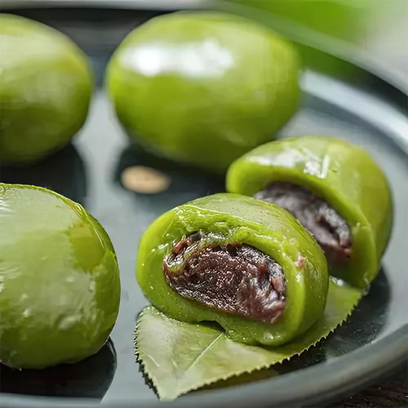 Yeşil pirinç topları